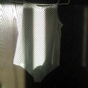 Forever 21 poke a dot body suit